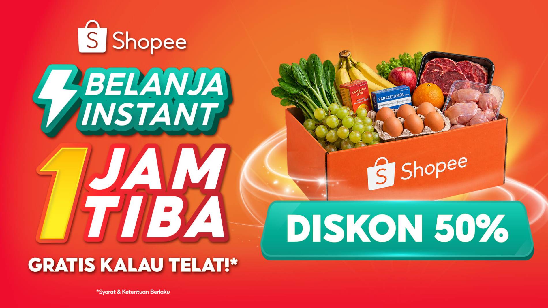 Penuhi Kebutuhan Harian Pengguna, Shopee Luncurkan Belanja Instant 1 Jam Tiba