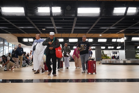 Hari Pertama Layanan Umrah di Terminal 2F Bandara Internasional Soekarno-Hatta Berjalan Lancar