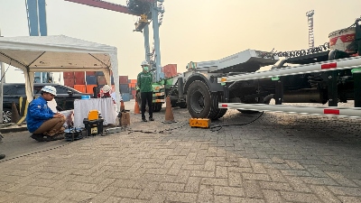 IPC TPK Gelar Uji Emisi Gratis terhadap Ratusan Truk Petikemas