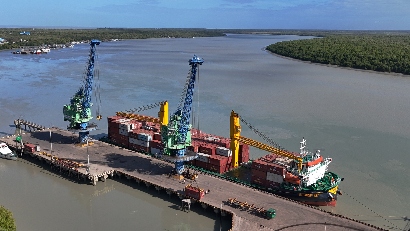 Semester I 2026, TPK Merauke Layani Arus Peti Kemas 27.523 TEUs