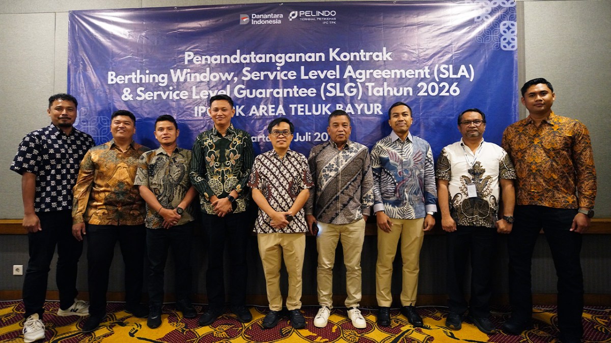 IPC TPK Teluk Bayur Teken Kontrak Pelayanan dengan 4 Mitra Pelayaran