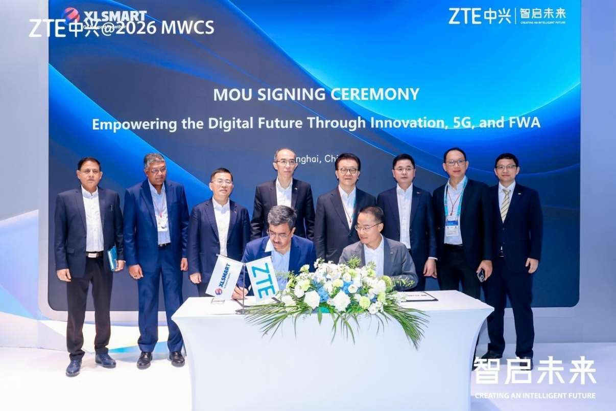 ZTE dan XLSMART Teken MoU untuk Mengembangkan 5G dan FWA Berbasis AI di Indonesia