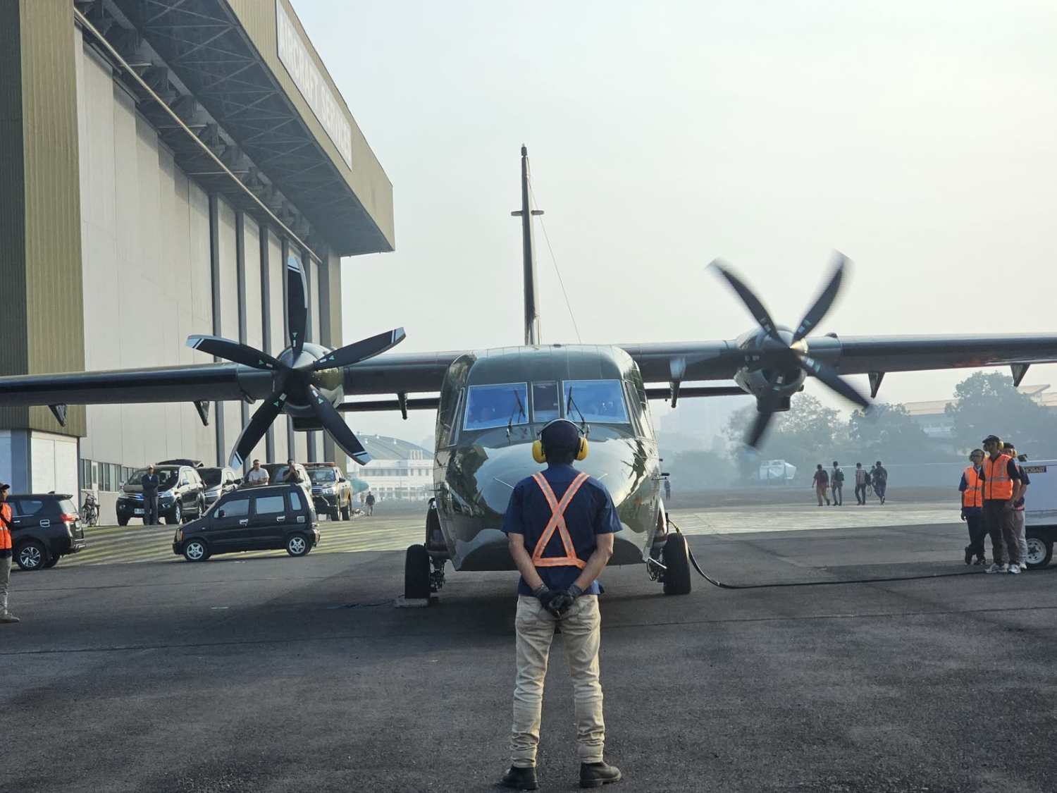 PTDI Kirim NC212i Troop Transport, Rainmaking & Camera untuk TNI AU