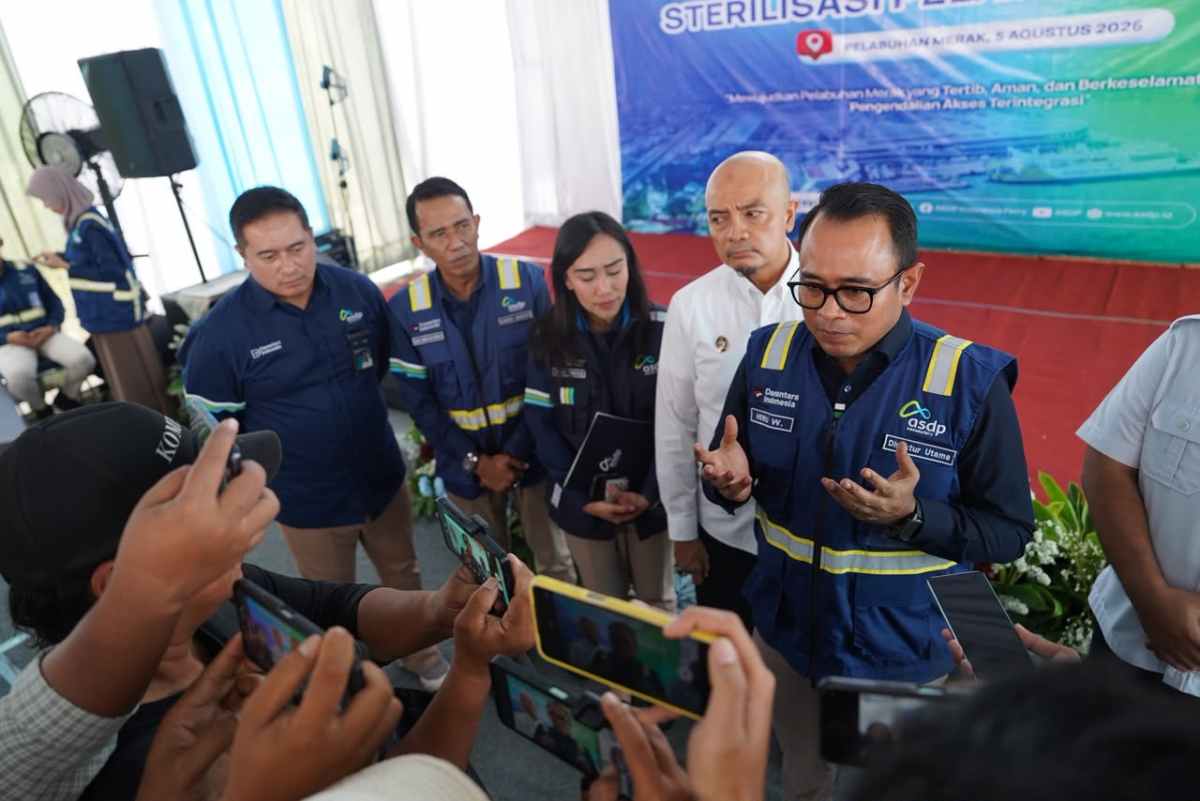 ASDP Resmi Terapkan Program Sterilisasi Pelabuhan secara Serentak di Enam Pelabuhan Utama