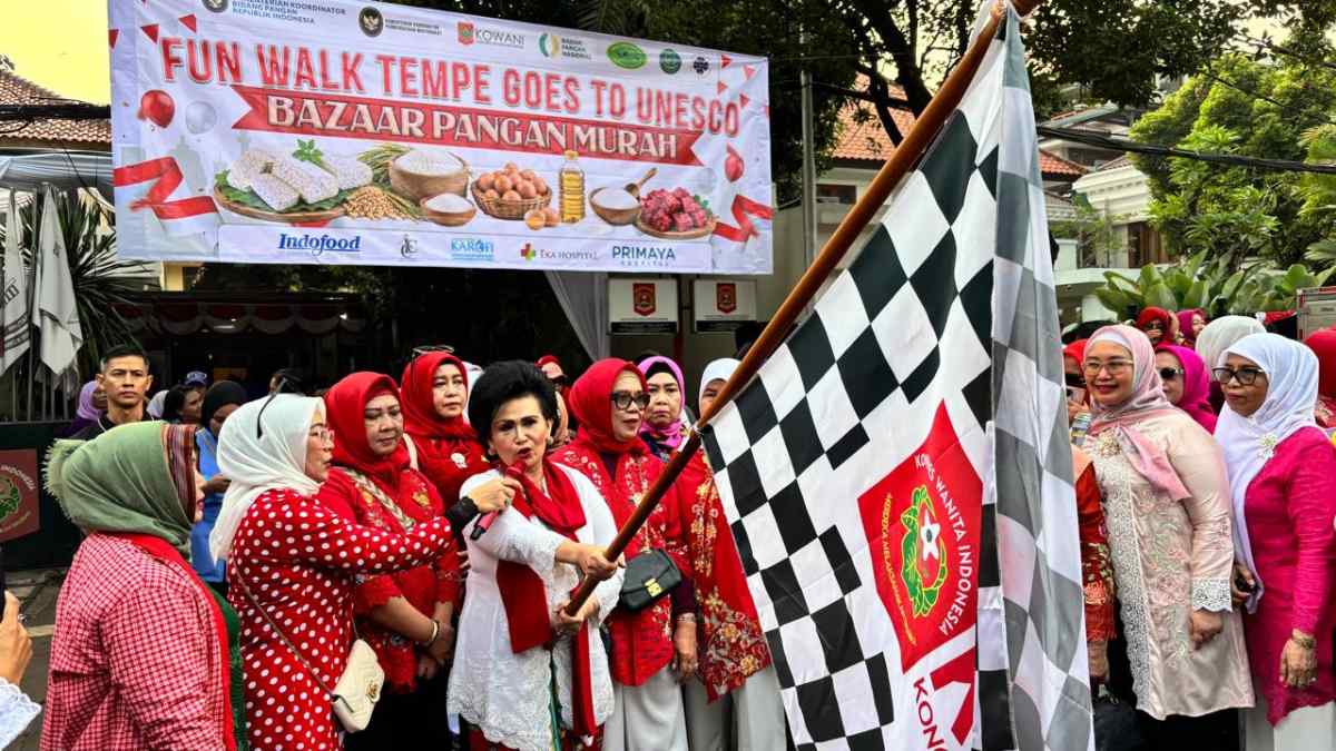 KOWANI Gaungkan Tempe Menuju UNESCO, Lebih dari 1.000 Peserta Ramaikan Fun Walk dan Festival Pangan Nusantara