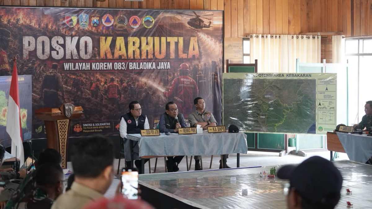 Kemenko PMK Siagakan Lintas Sektor, Pastikan Layanan Dasar Masyarakat Tetap Berjalan Antisipasi Dampak Karhutla