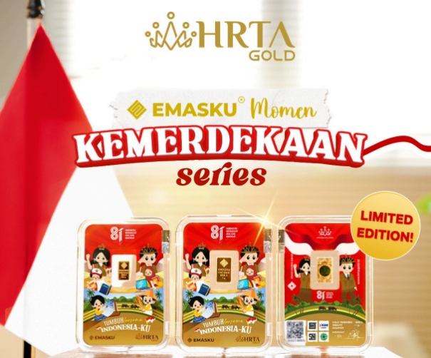 Sambut HUT RI Ke-81, HRTA Gold Hadirkan Emas Tematik Khusus Kemerdekaan