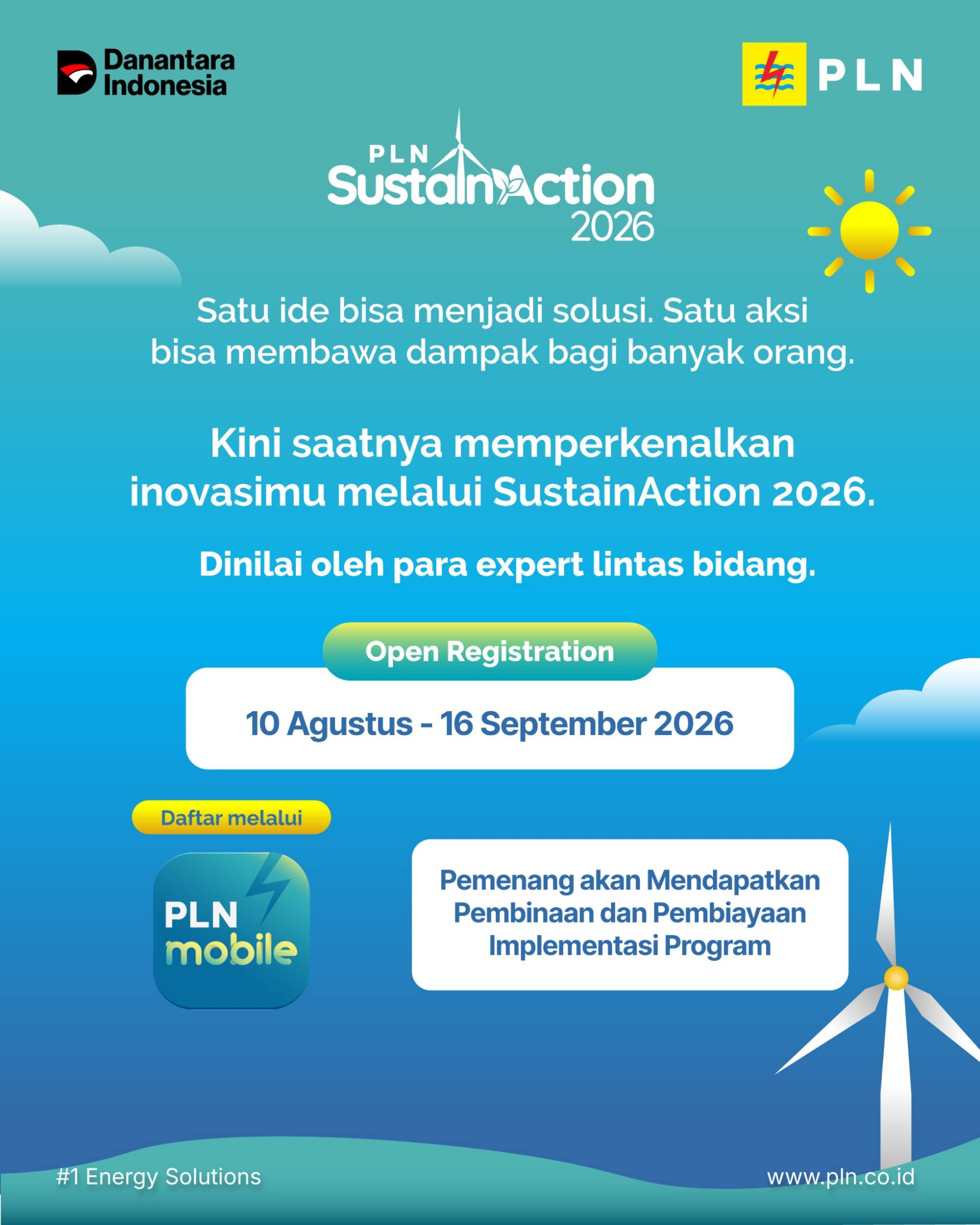 PLN SustainAction 2026, Buka Kesempatan bagi Inovasi Berkelanjutan