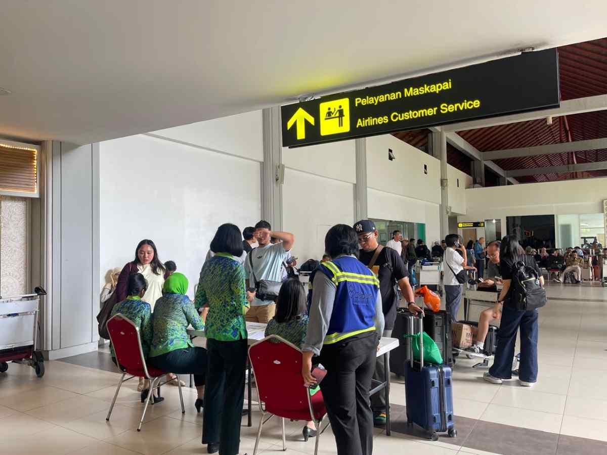 Indikasi Abu Vulkanik Gunung Anak Krakatau di Tiga Bandara, InJourney Airports Prioritaskan Pelayanan Bagi Penumpang Terdampak