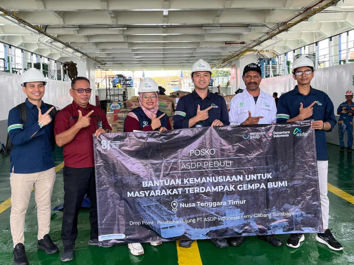 ASDP Kerahkan KMP Inerie II Bawa Bantuan Kemanusiaan untuk Masyarakat Terdampak Bencana di NTT