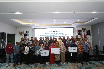 BP BUMN dan BUMN Salurkan Tali Kasih bagi Keluarga Jurnalis dan Awak Kapal Korban Insiden Arupadhatu I