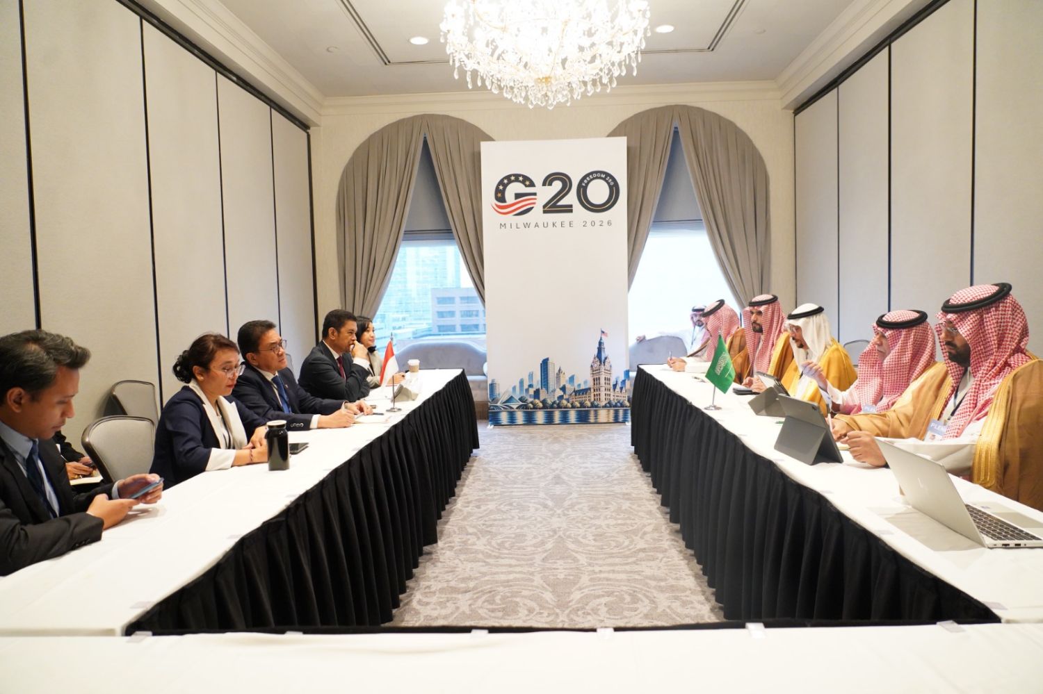 Pertemuan Bilateral di Sela G20 TMM, Indonesia Perkuat Kerja Sama dengan AS, Arab Saudi, dan Rusia