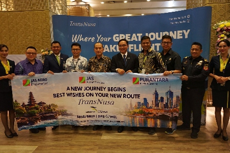 TransNusa Rayakan Peluncuran Penerbangan Perdana Melbourne–Bali