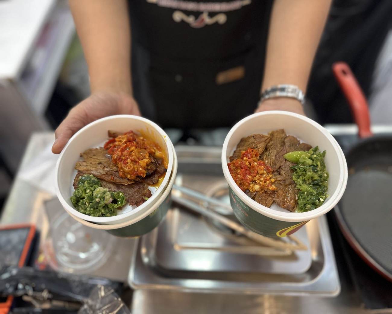 Kuliner Dendeng Batokok “Badendeng” Meriahkan Pangan Nusa Expo 2026