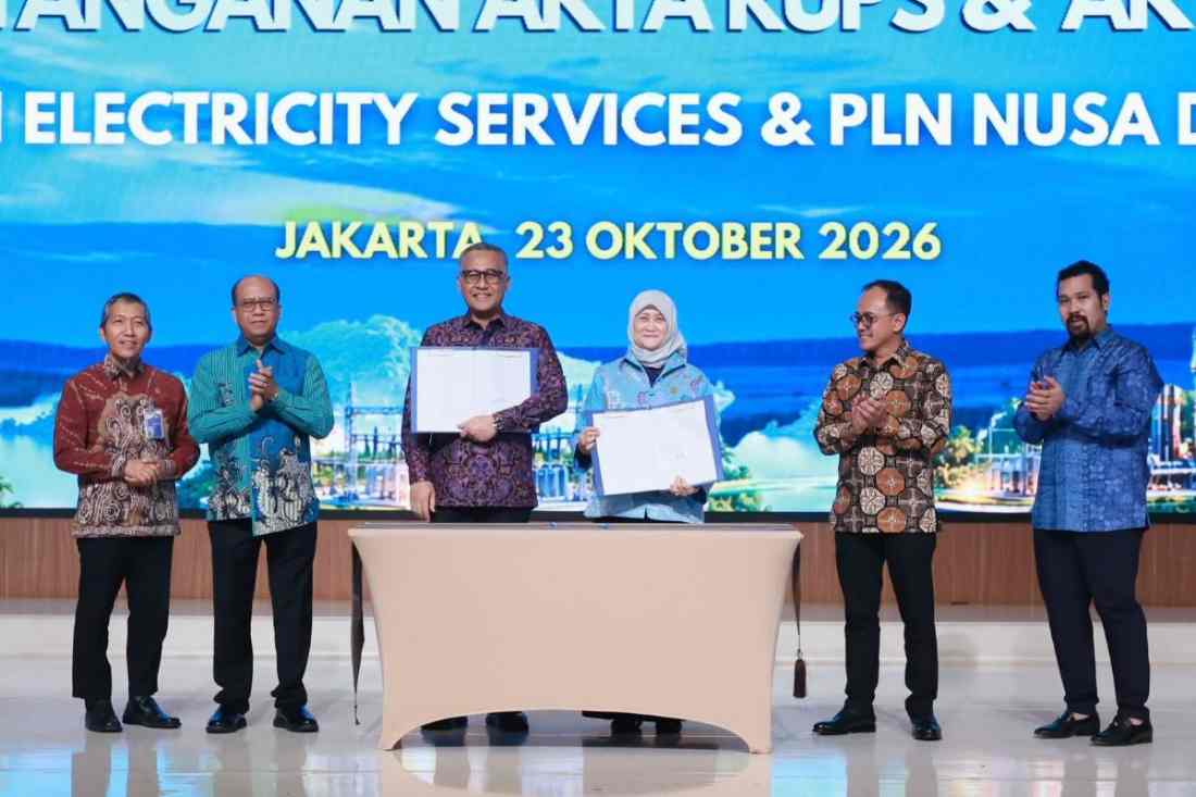 PLN Resmi Menyatukan Dua anak Usahanya PLN Electricity Services dan PT PLN Nusa Daya menjadi subholding PLN Services