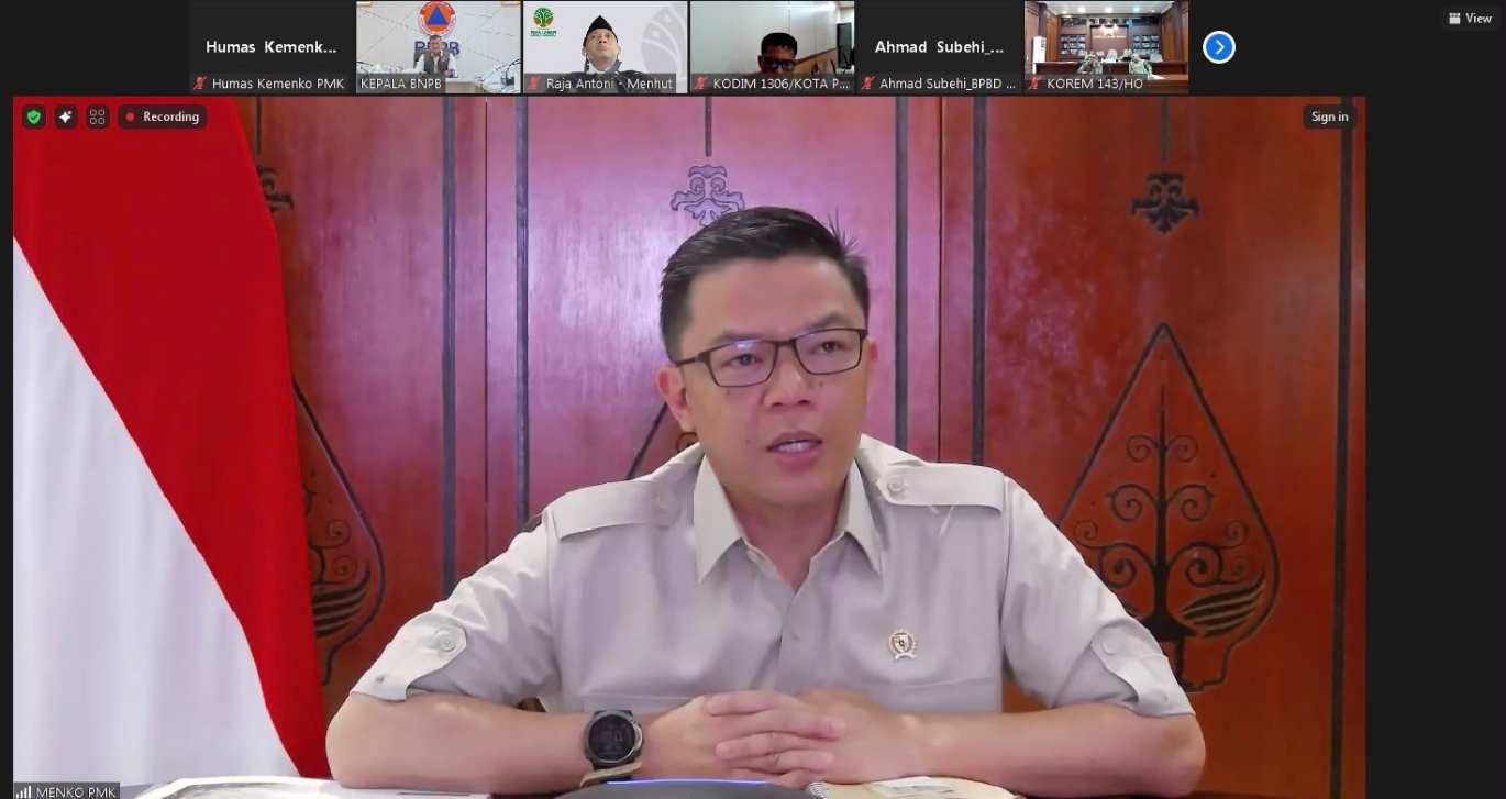 Tanganı Karhutla, Menko PMK Sugiono Instruksikan Penguatan Patroli Darat dan Upaya Mitigasi