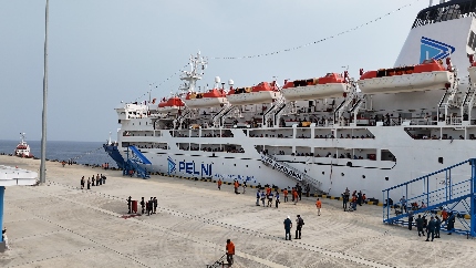 KM Dorolonda Singgah Perdana di Pelabuhan Donggala, PELNI Perkuat Konektivitas Transportasi Laut Sulawesi Tengah